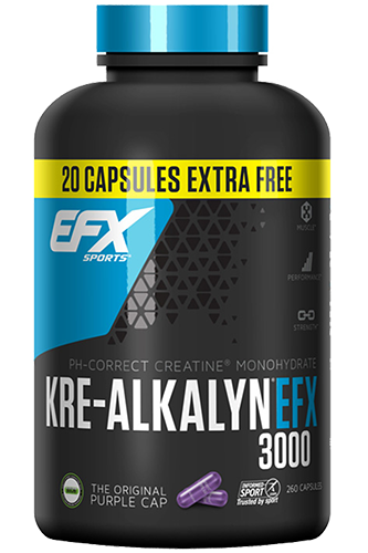 EFX Kre-Alkalyn 3000 - 260 Caps - Abbildung vergrößern!