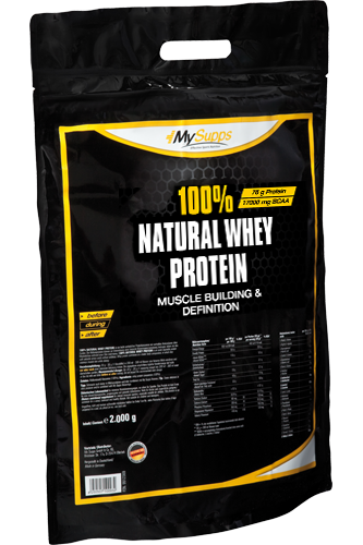 My Supps 100% Natural Whey Protein - 2kg
