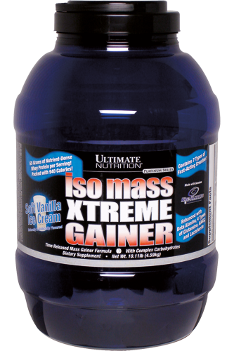 Ultimate Nutrition Iso Mass Xtreme Gainer - 4520g - Abbildung vergrößern!